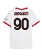 Billige AC Milan Tammy Abraham #90 Bortedrakt Dame 2024-25 Kortermet